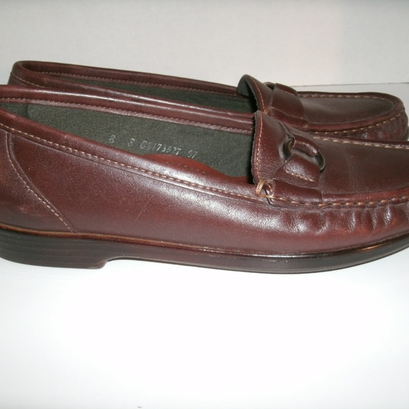 SAS Tripad Loafers Leather Brown Comfort Size 8 Slim - Picture 2 of 8